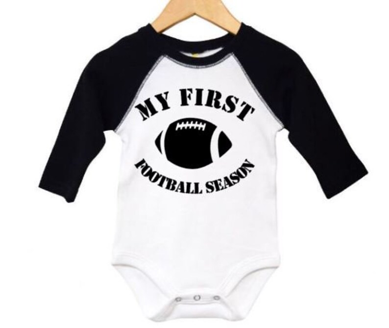 Football Onesie My First Football Season Football Bodysuit - Etsy