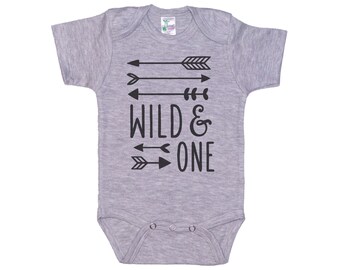 First Birthday Outfit, WILD AND ONE, Birthday Onesie®, My First Birthday, Babies First Birthday, Birthday Baby, 1st B-day