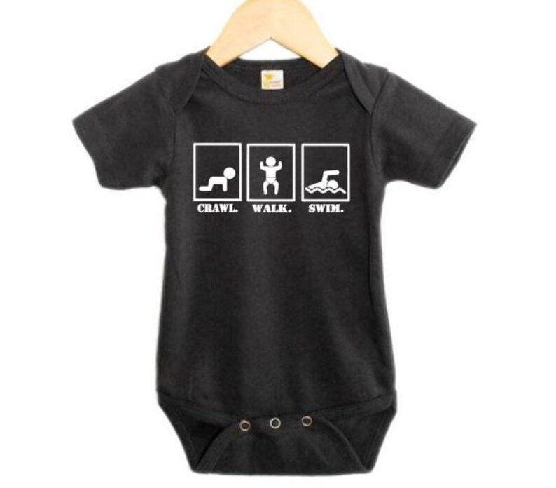 Swimming Onesie Crawl Walk Swim Baby Swimming Outfit Baby Etsy