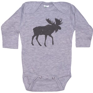 Moose Baby Onesie®, Moose, Moose Outfit For Newborn, Infant Moose Bodysuit, Moose Romper, Moose Baby, Moose Clothes For Baby's