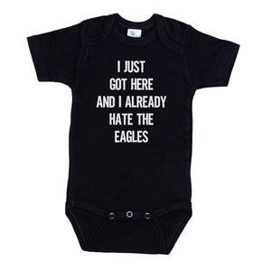 Cowboys Onesie®, I Just Got Here And I Already Hate The Eagles, Giants Onesie®, Washington Football, Football Bodysuit, Baby Cowboys Outfit