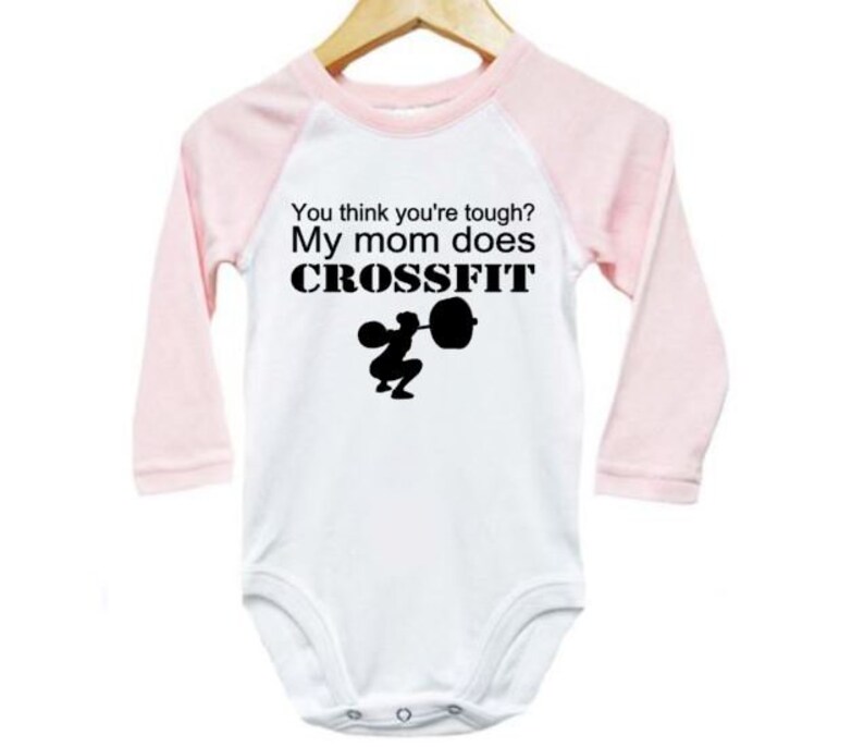 crossfit baby onesie