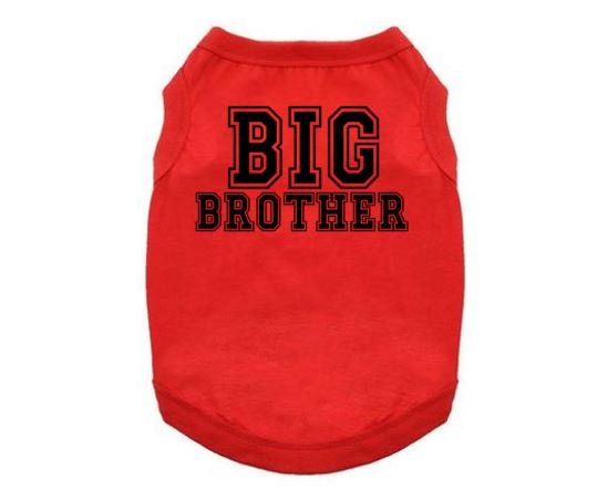 Big Brother Dog Shirt Big Brother Puppy T Big Brother - Etsy