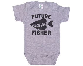 Baby Crappie Outfit, Future Crappie Fisher, Crappie Onesie®, Crappie Bodysuit, Newborn Crappie Outfit, Crappie Romper, Baby Shower Gift