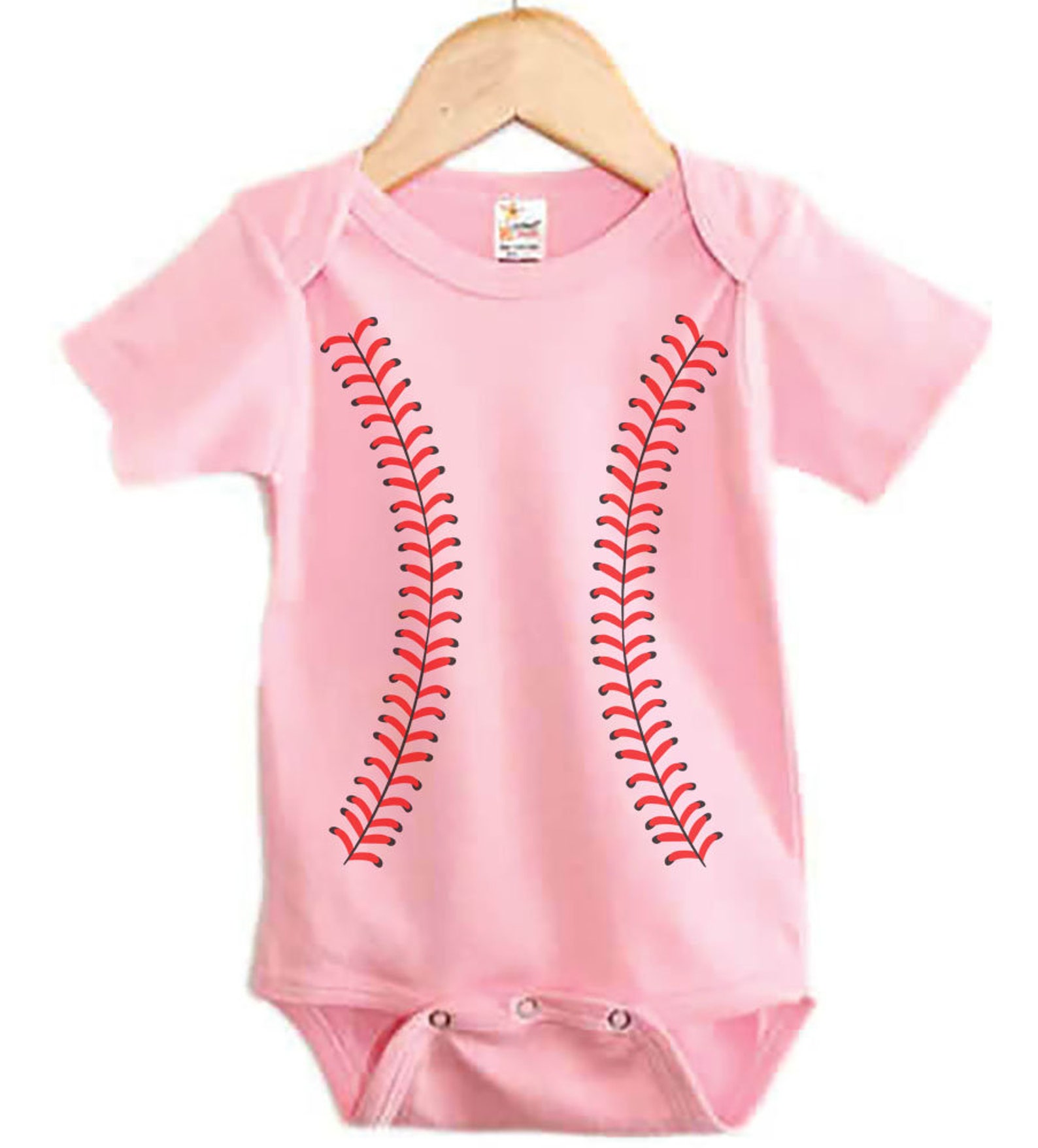 Baseball Onesie Baby Baseball Outfit Baseball Stitches Etsy