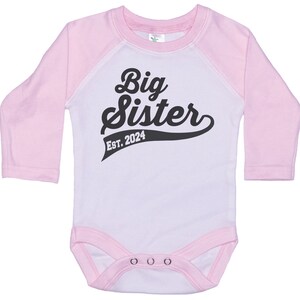 Big Sister Onesie®, Big Sister Established, Big Sister Raglan, Big Sis Onesie®, Big Sister Bodysuit, Baby Announcement, Big Sister Romper
