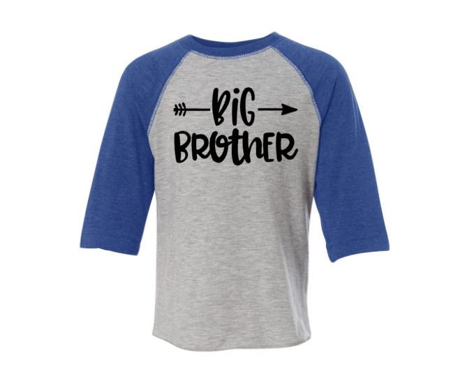 Big Brother Tee Big Brother Arrow Big Bro Shirt Baby Etsy