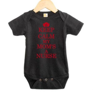 Nurse Mom Keep Calm My Mom's A Nurse Nurse Onesie Gift - Etsy