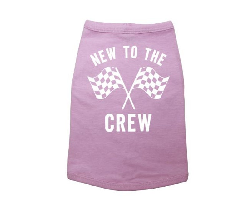 Rescue Dog New To The Crew Dog Shirt Puppy Shirt Dog Apparel New Puppy Outfit New To The Crew Funny Dog Shirt Dog Shirt Pet Supplies