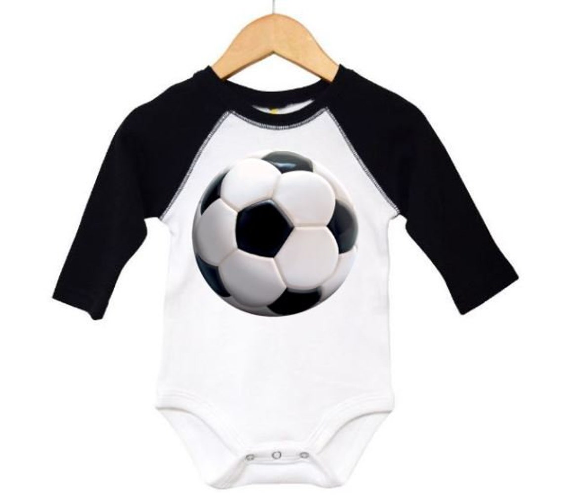 Soccer Onesie Soccer Ball Baby Soccer Outfit Futbol Etsy