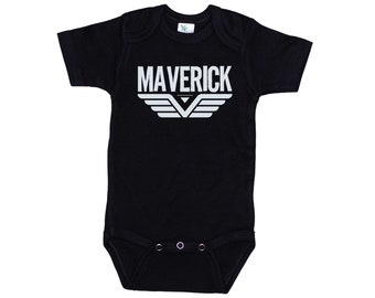 Maverick Onesie®, Baby Maverick, Cute Baby Onesie®, Baby Shower Gift, Infant Bodysuit, Funny Baby Outfit, Maverick Romper