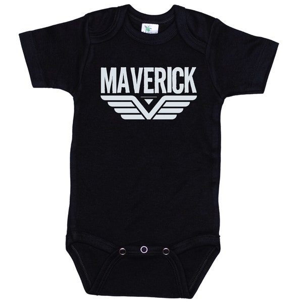 Maverick Onesie®, Baby Maverick, Cute Baby Onesie®, Baby Shower Gift, Infant Bodysuit, Funny Baby Outfit, Maverick Romper