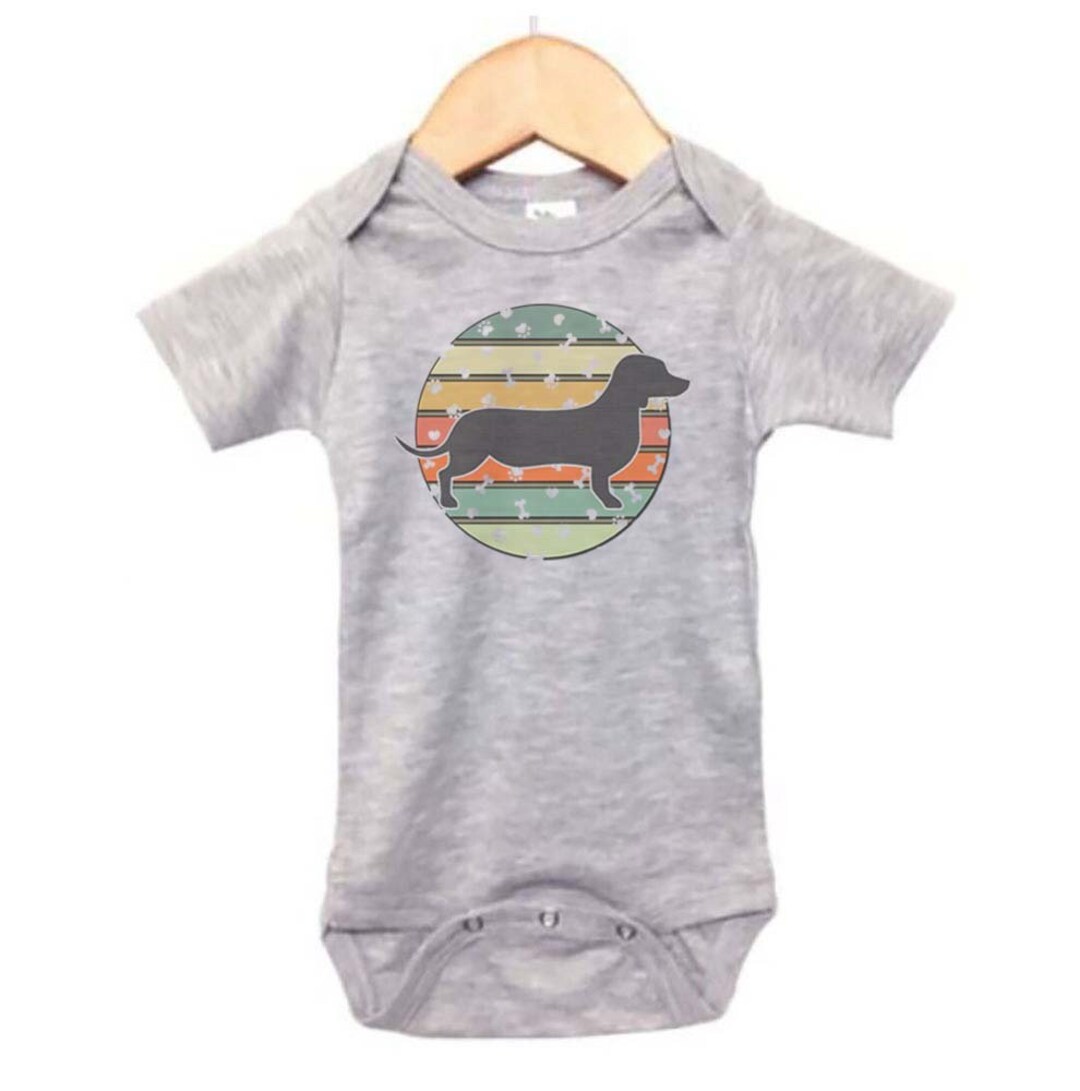 Dachshund Onesie Dachshund Sun Weenie Dog Onesie Baby and Etsy