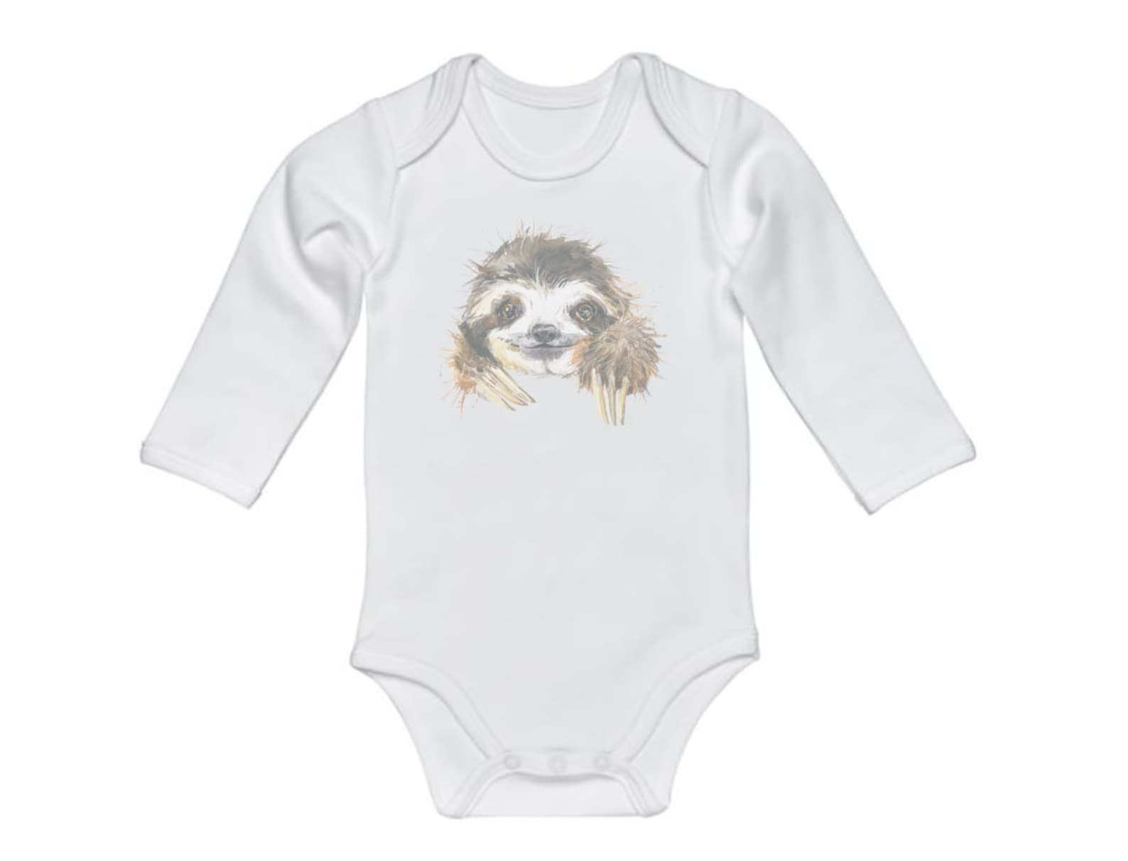 Sloth Onesie Sloth Baby Sloth Outfit Sublimation Onesie Etsy