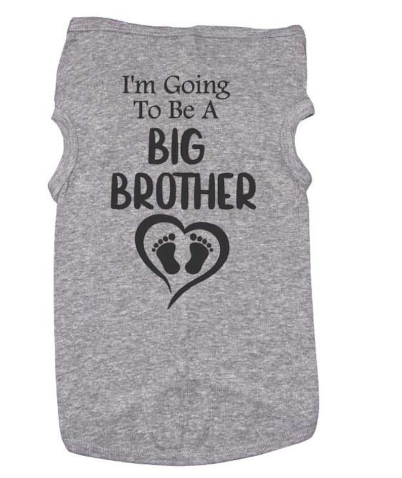 Big Brother Dog Shirt / Baby Announcement / I'm Going to Etsy