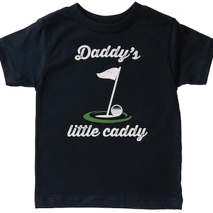 Kids Golfing Shirt, Daddy&#39;s Little Caddy, Children&#39;s Golfing, Golfing With Dad, Toddler Golfing T-shirt, Youth Golfing Shirt, Golf Apparel