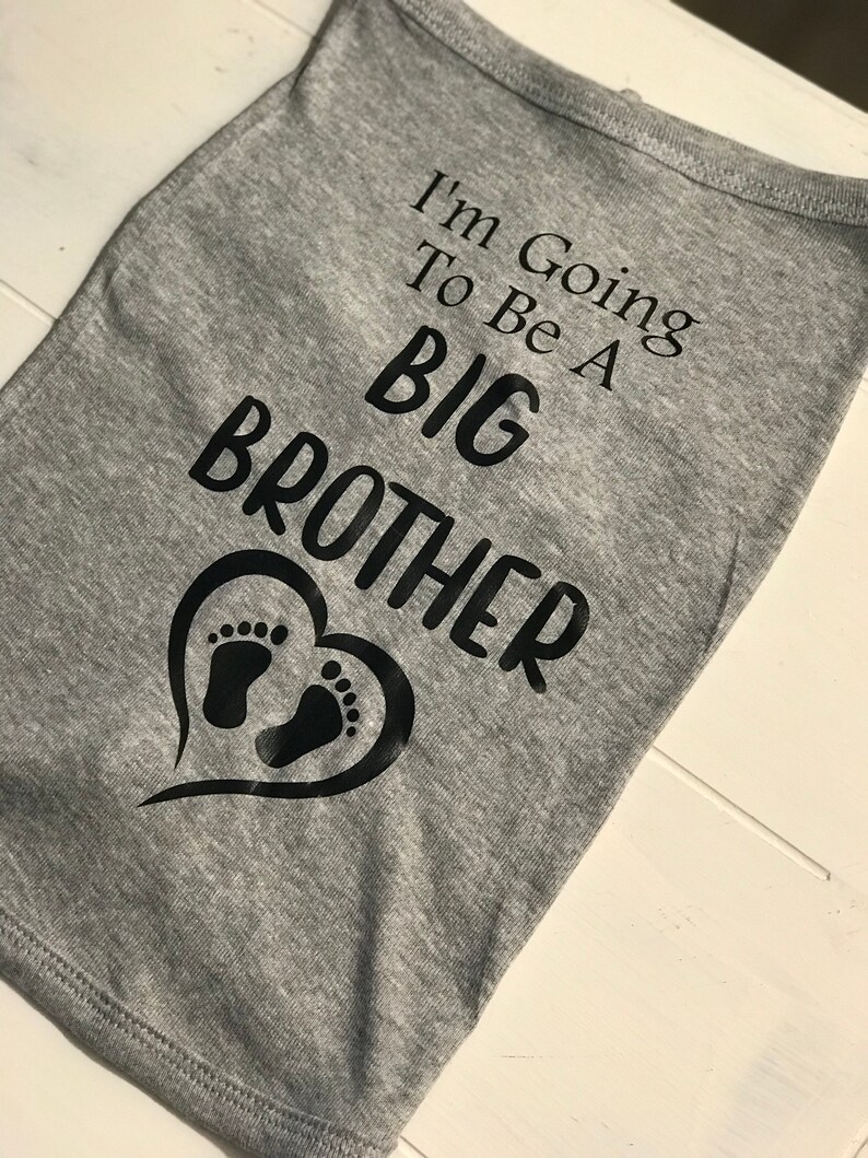 Big Brother Dog Shirt / Baby Announcement / I'm Going to Etsy