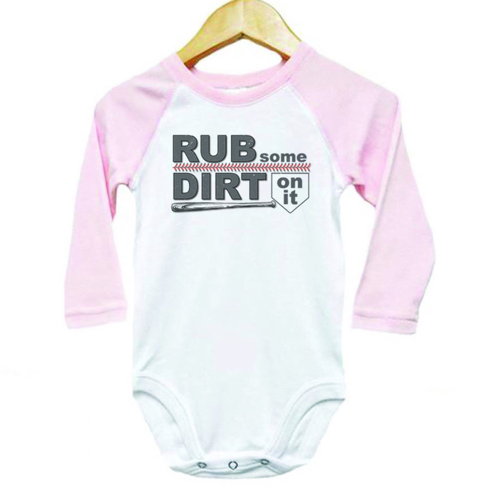 Rub Some Dirt on It Onesie Baseball Onesie Softball Onesie Etsy