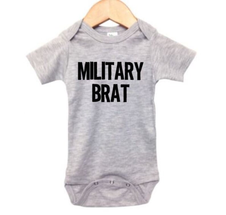 Military Baby Onesie Military Brat Baby Army Outfit Infant Etsy