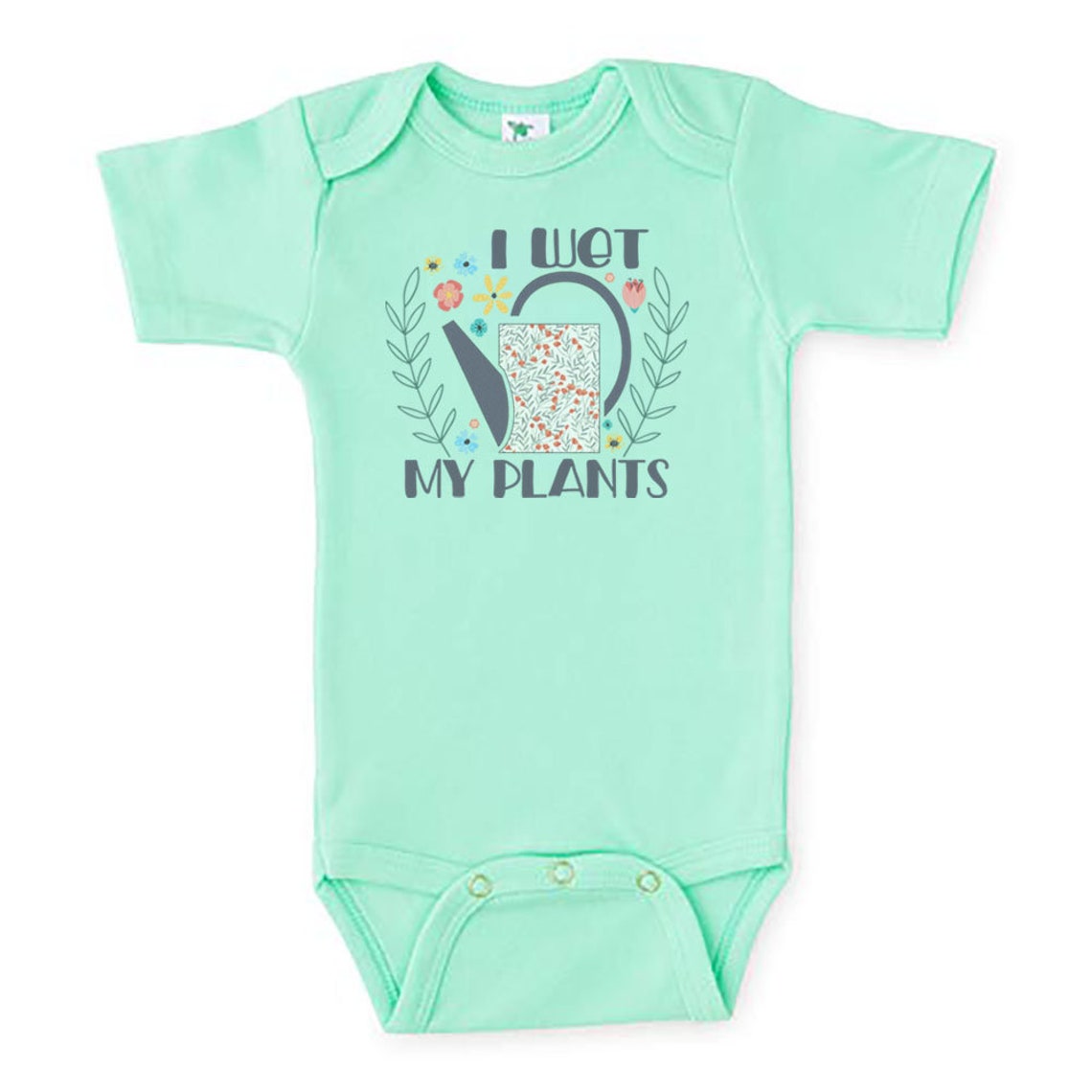Baby Gardening Onesie I Wet My Plants Gardening Bodysuit Etsy