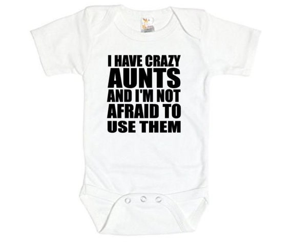 crazy aunt onesie