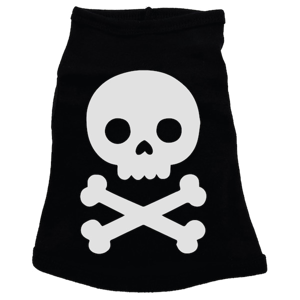 Ropa para perros, Calavera y huesos, Camiseta para perros, Camiseta para cachorros, Camiseta linda para cachorros, Suministros para mascotas, Camiseta de moda para perros, Camiseta para cachorros, Camisetas para perros, Camiseta divertida para perros
