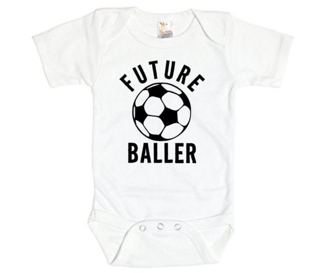 Baby Soccer Outfit Future Baller Baby Announcement Baby Etsy