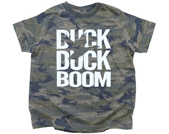 Toddler Duck Hunting Shirt, Duck Duck Boom, Duck Hunting, Kid's Hunting Shirt, Youth Hunting, Kids Ducking Hunting Shirt, Waterfowl Shirt