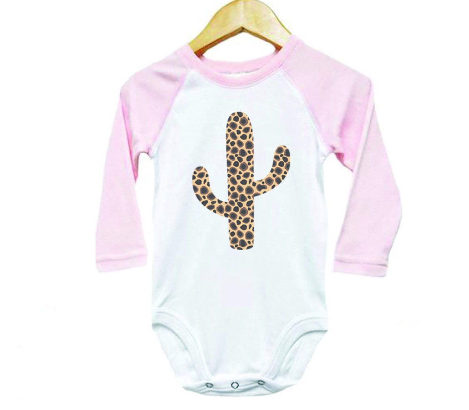 Cactus Onesie Leopard Cactus Baby Cactus Outfit Leopard Etsy