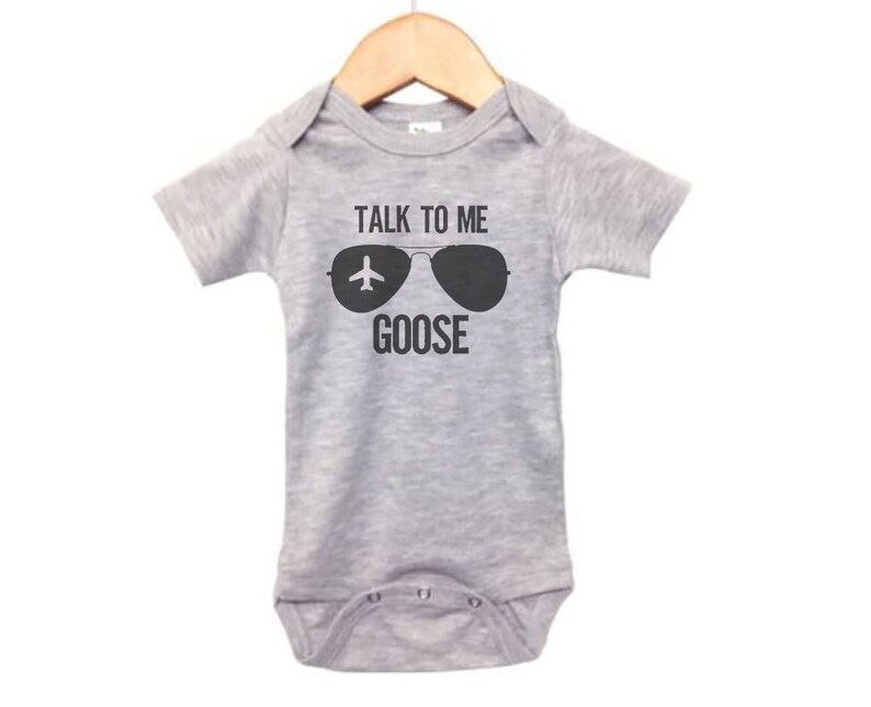 Talk To Me Goose Onesie Talk To Me Goose Cute Baby Onesie Etsy