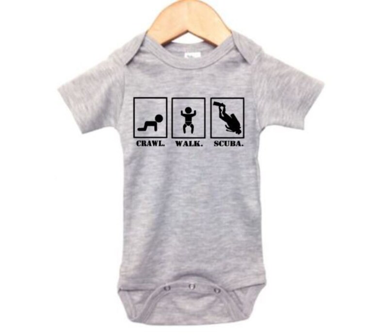 Baby Scuba Onesie Crawl Walk Scuba Scuba Diving Baby Etsy