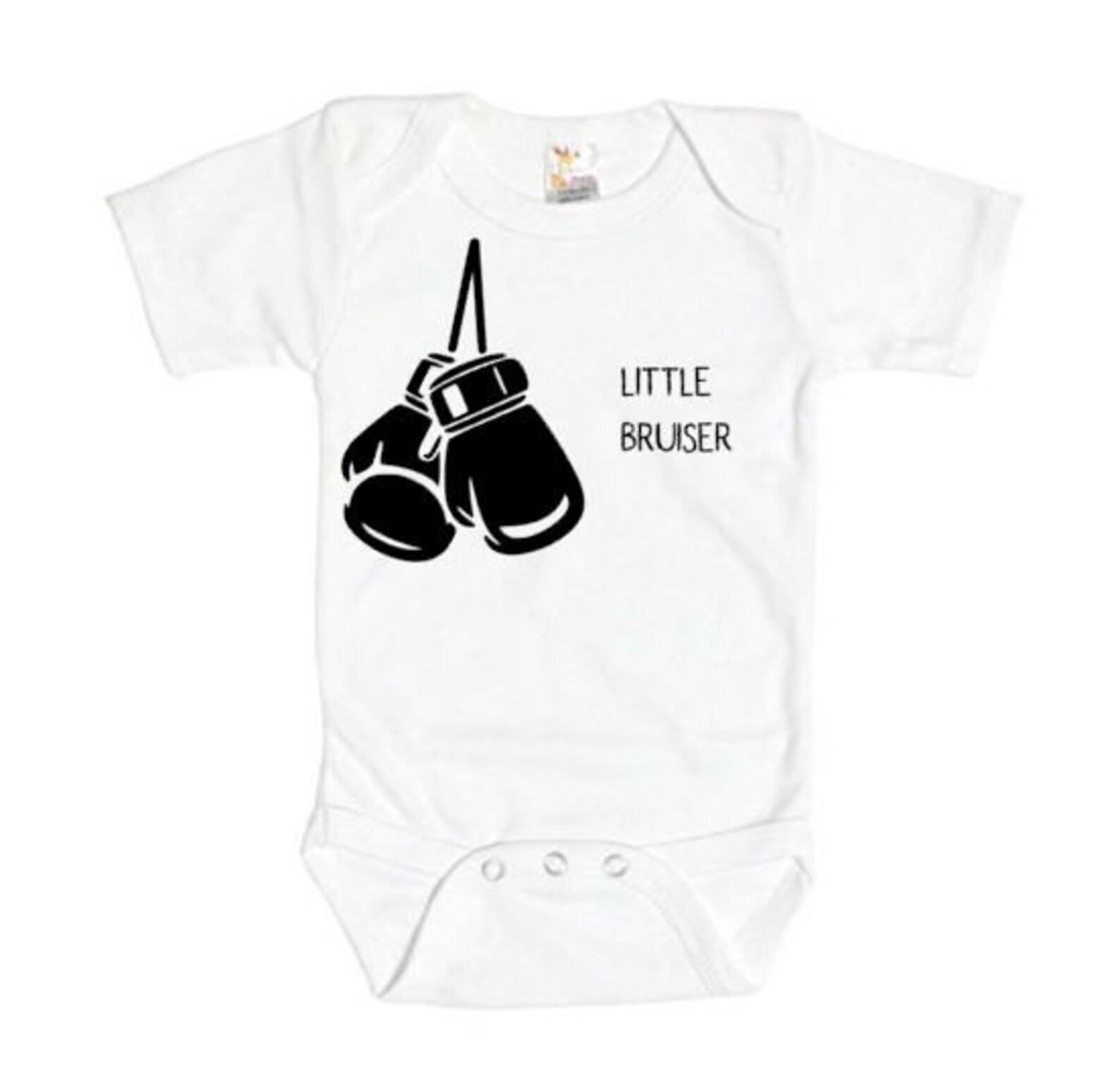 Boxing Onesie Little Bruiser Boxing Bodysuit Boxing Romper Etsy