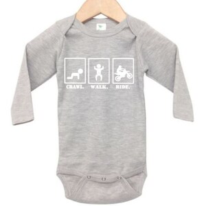 Let's Bike Cycling Baby Grow Vest Bodysuit Riding Bicycle