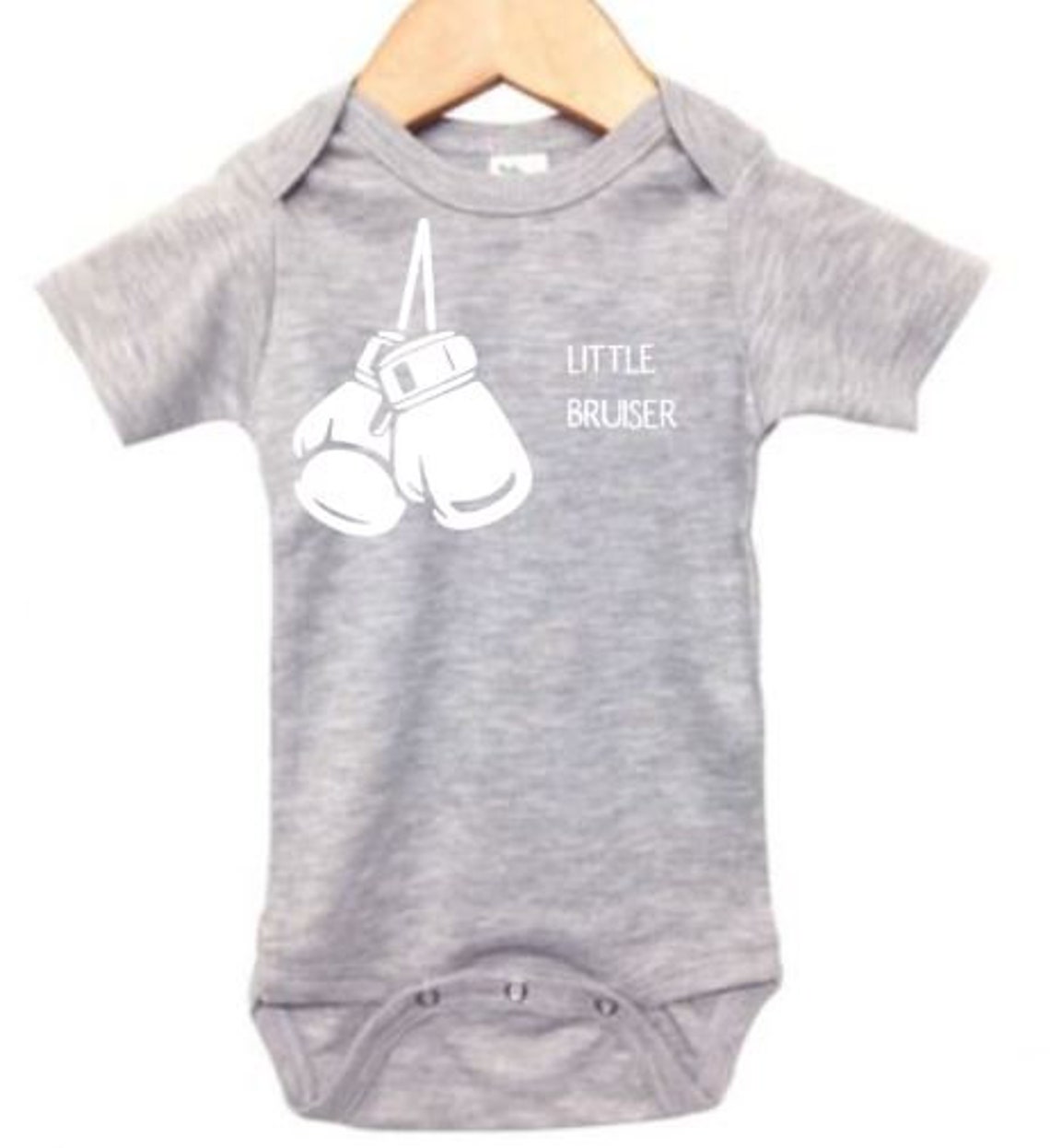 Boxing Onesie Little Bruiser Boxing Bodysuit Boxing Romper Etsy