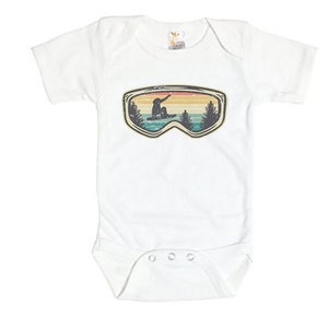 Ebenezer Fire Four Leaf Clover/Cute Baby Onesie/Sublimation/Infant Bodysuit/Newborn Outfit (3-6M, GREY LS