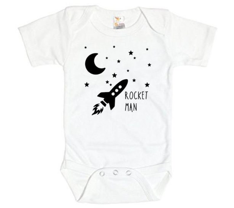 Rocket Man Onesie Space Baby Astronaut Baby Baby Shower Etsy