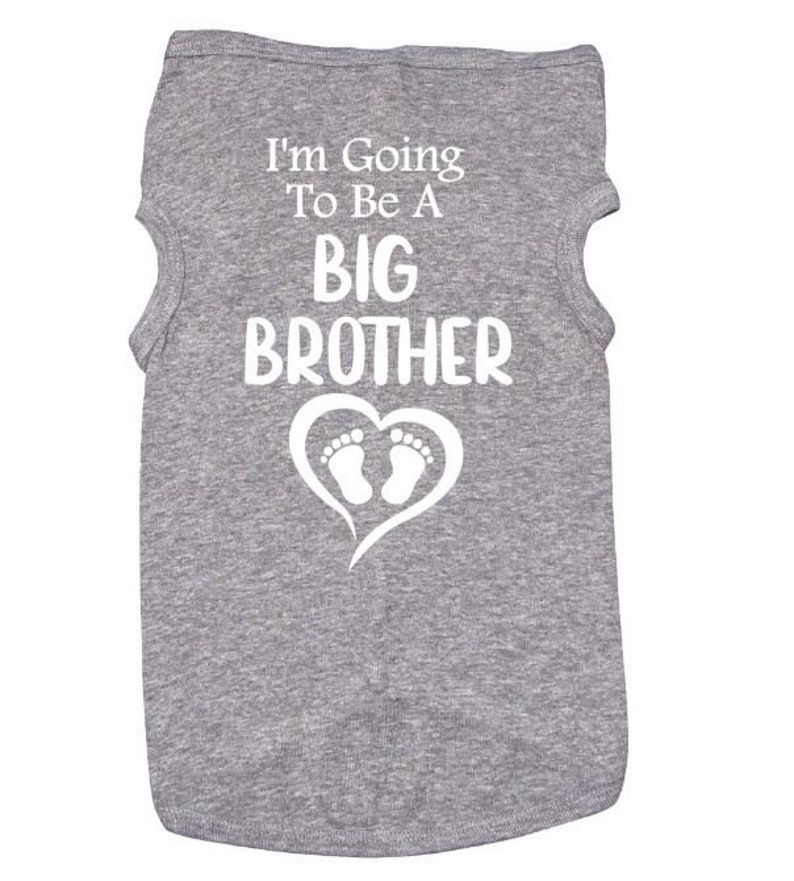 Big Brother Dog Shirt / Baby Announcement / I'm Going to Etsy