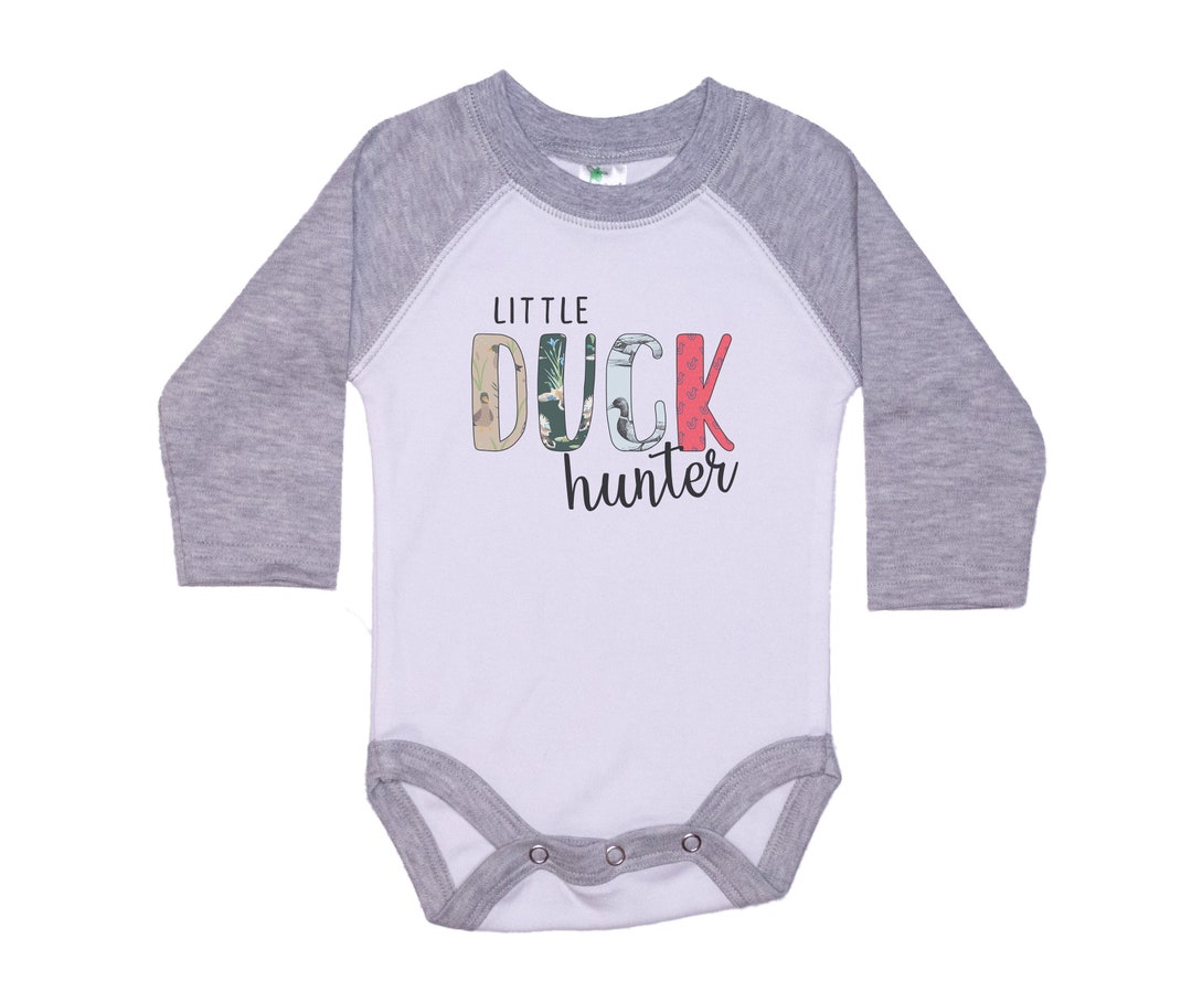 Duck Hunting Onesie®, Little Duck Hunter, Waterfowl Bodysuit, Baby Duck