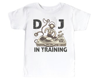 Kids DJ Shirt, DJ In Training, Toddler DJ Shirt, Kids Music Tee, Youth Disc Jockey, Future Disc Jockey, Kids Disk Jockey Shirt, Toddler Tees