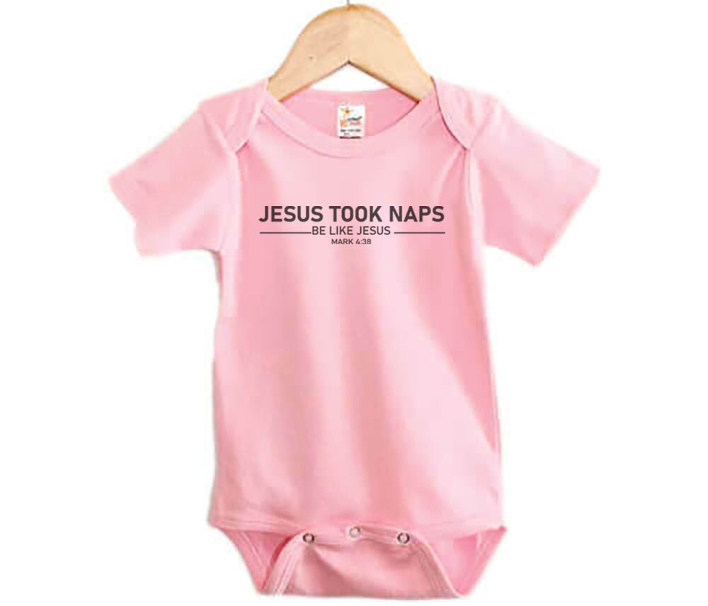Baby Christian Onesie Jesus Took Naps Be Like Jesus Baby - Etsy