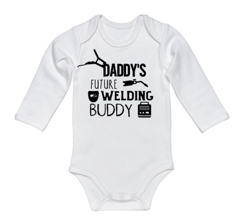 Welding Dad Daddy's Future Welding Buddy Welding Baby Etsy