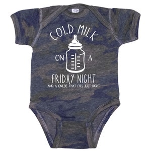 Country Music Onesie®, Cold Milk On A Friday Night, Country Song, Country Music Bodysuit, Country Onesie®, Country Music, Camo Onesie®, Camo