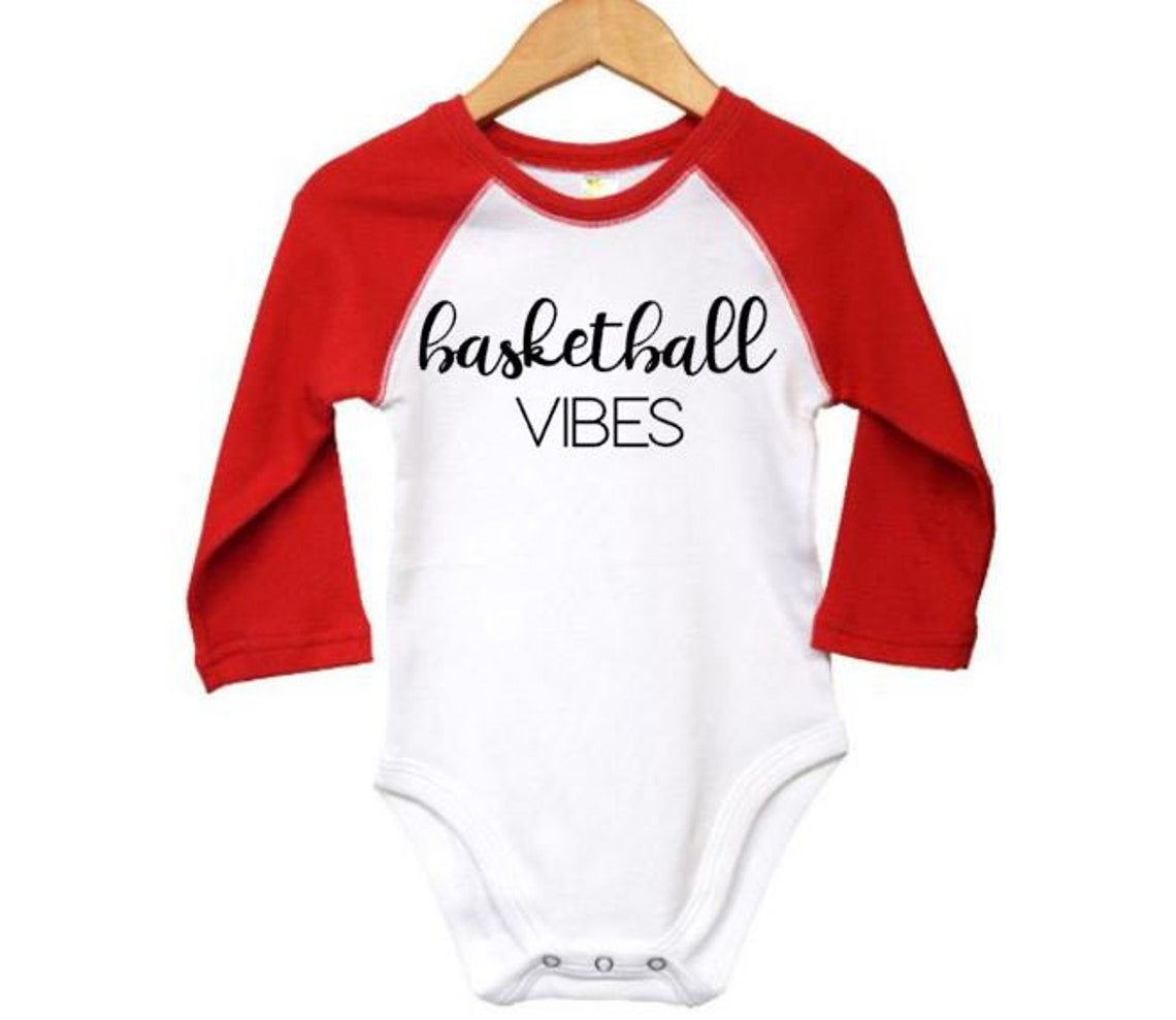 Basketball Onesie Basketball Vibes Baby Basketball Outfit Etsy