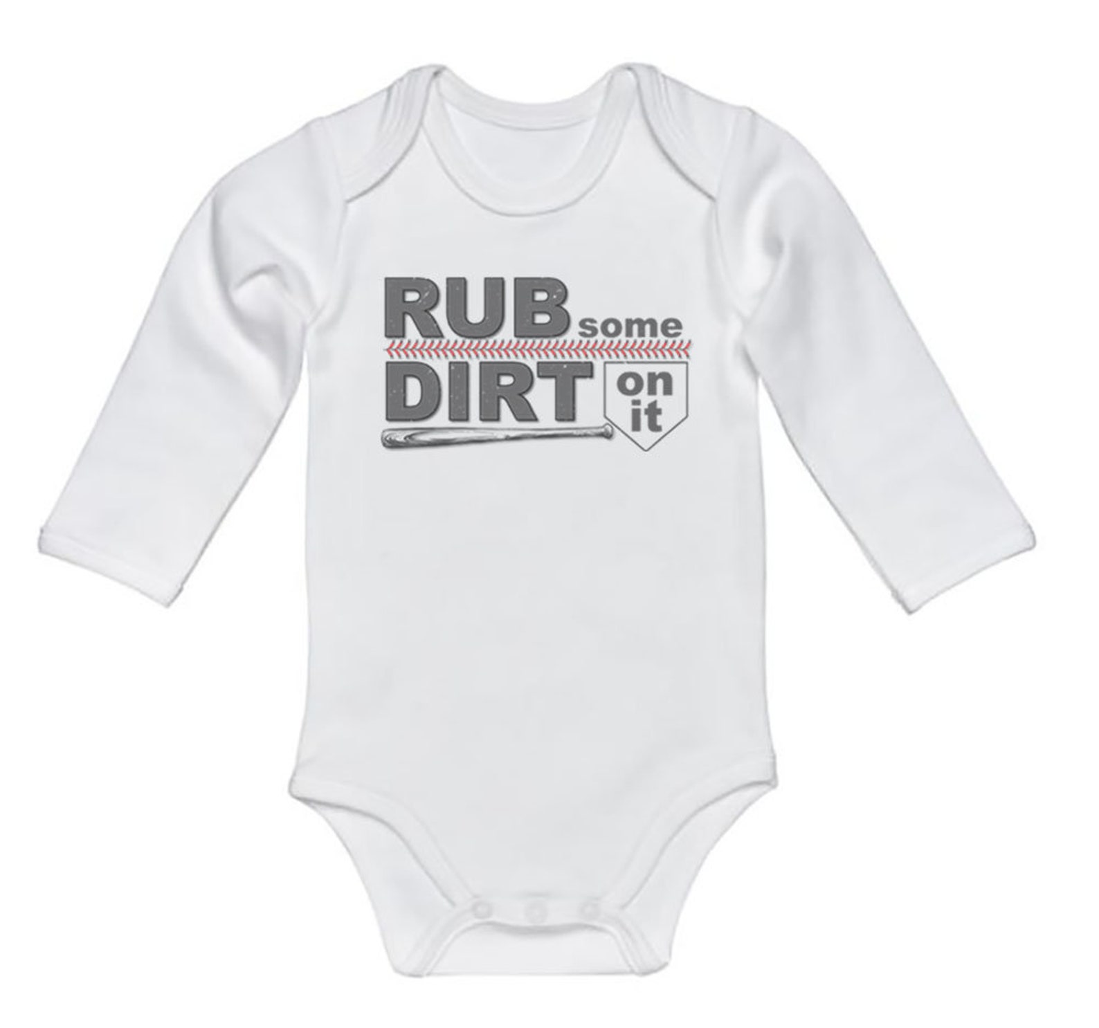 Rub Some Dirt on It Onesie Baseball Onesie Softball Onesie Etsy