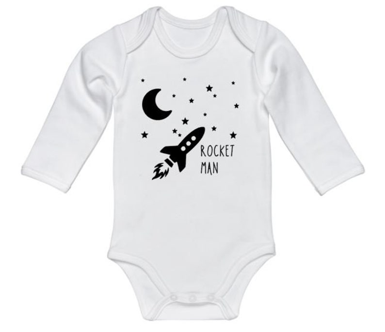 Rocket Man Onesie Space Baby Astronaut Baby Baby Shower Etsy