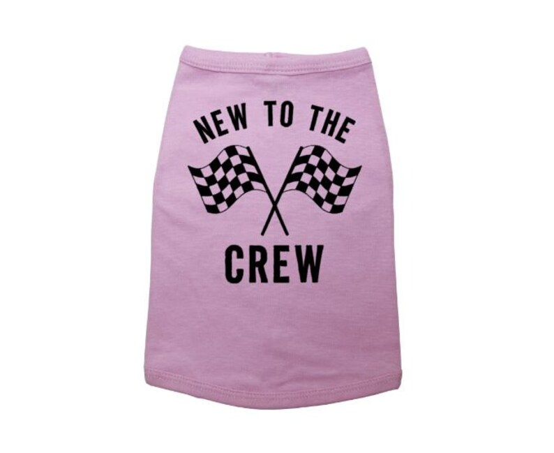 Rescue Dog New To The Crew Dog Shirt Puppy Shirt Dog Apparel New Puppy Outfit New To The Crew Funny Dog Shirt Dog Shirt Pet Supplies