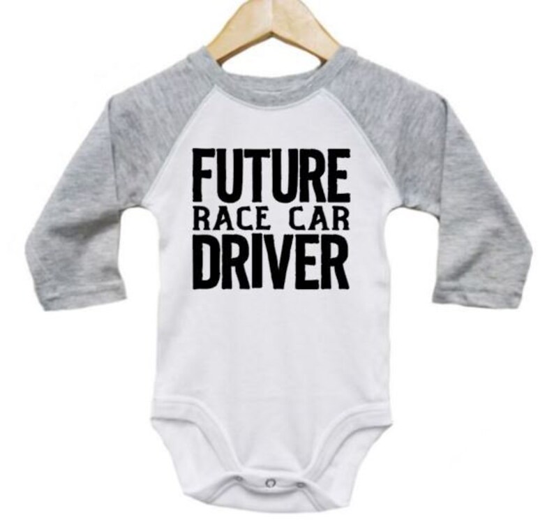 Future Race Car Driver Race Car Onesie Race Car Bodysuit Etsy