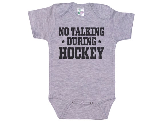 No Talky During Hockey Raglan - Bright Pink No Talky During Hockey Raglan - Bright Pink