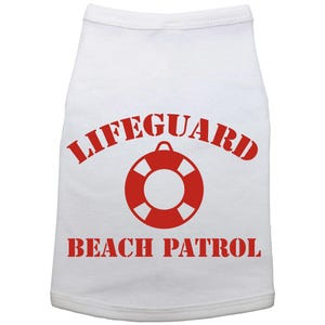 Lifeguard Dog Shirt, Lifeguard, Funny Dog Shirt, Beach Dog, Puppy Beach Outfit, Lifeguard Puppy, Cute Puppy Shirt, Dog Apparel, Pet Supplies