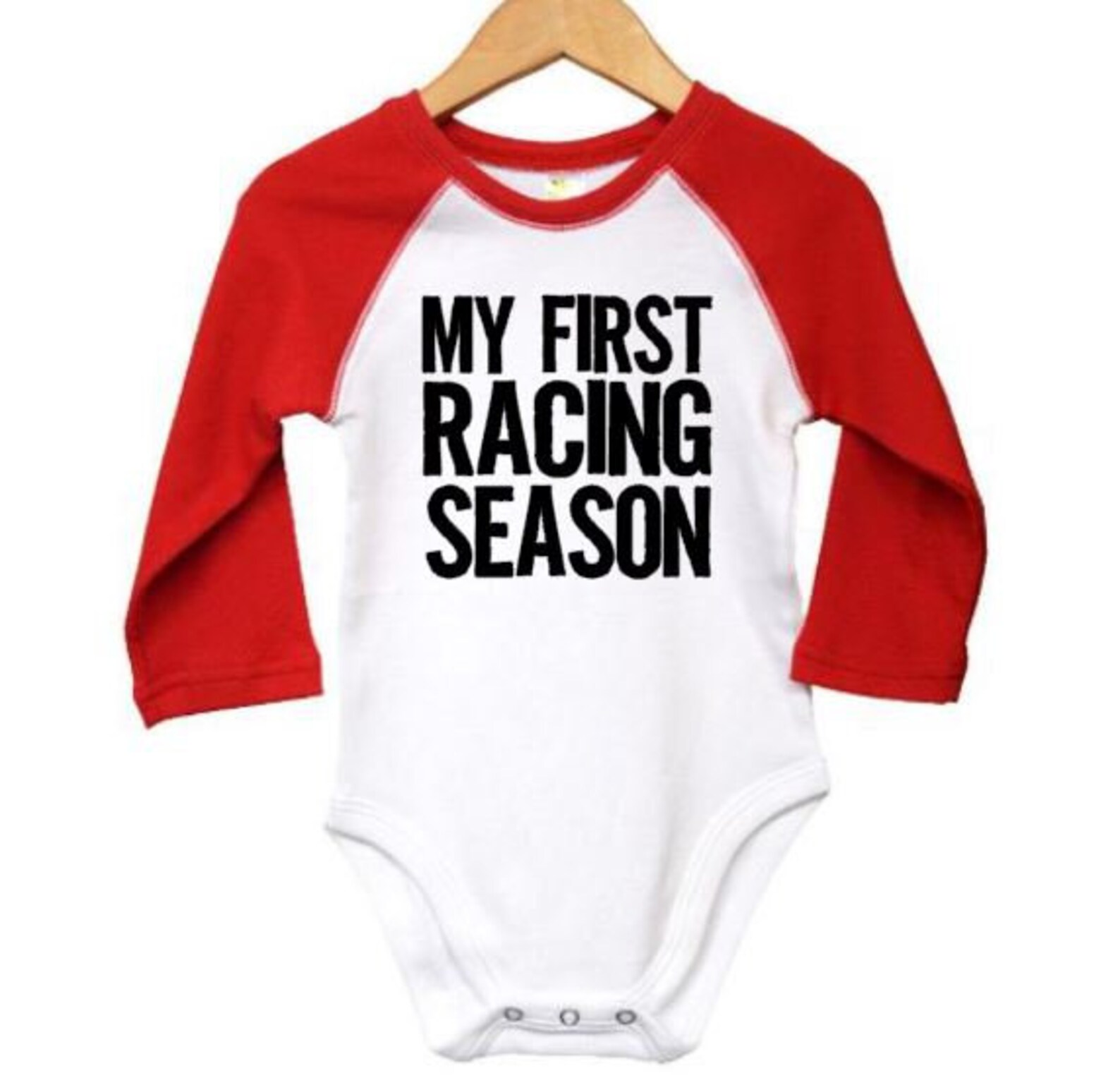 Racing Onesie My First Racing Season Motocross Bodysuit Etsy